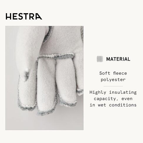 Hestra Junior Heli Ski Glove Liner (Youth 4-13yrs) | Machine Washable Kids Glove Liners for Additional Layering in Winter, Cold Weather & Winter Sports in Saudi Arabia