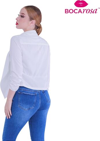 Boca Rosa Blazer Long Sleeve Women Casual Business Open Front Long Sleeve Work Office Blazer Jacket Fashion Ladies Trendy in Saudi Arabia