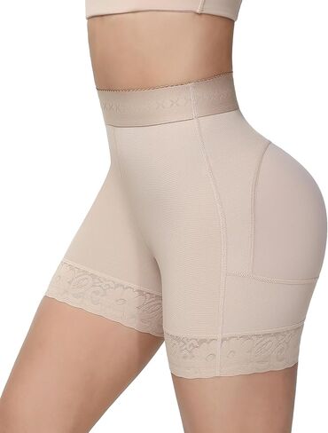 SHAPSHE Shapewear Shorts Tummy Control For Women Shaping Body Shaper Underwear Seamless Shorts Under Dresses Shapewear Panties Shapewear For A Dress Tummy Control Shapewear Butt Lift Beige in Saudi Arabia