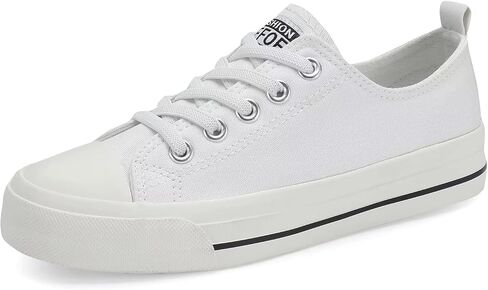 أحذية رياضية للأطفال الصغار من DSWED أحذية قماشية للأولاد والبنات أحذية رياضية كلاسيكية من القطن قابلة للتوسيع بدون أربطة سهلة الارتداء in Kuwait