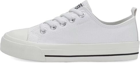 أحذية رياضية للأطفال الصغار من DSWED أحذية قماشية للأولاد والبنات أحذية رياضية كلاسيكية من القطن قابلة للتوسيع بدون أربطة سهلة الارتداء in Kuwait