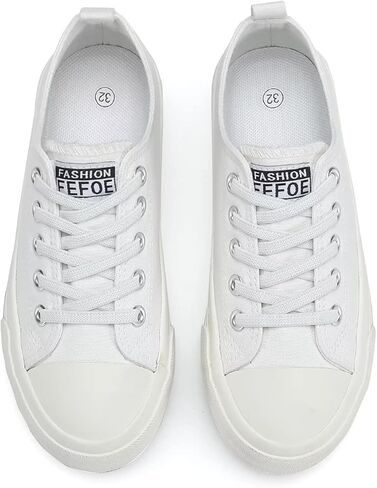 أحذية رياضية للأطفال الصغار من DSWED أحذية قماشية للأولاد والبنات أحذية رياضية كلاسيكية من القطن قابلة للتوسيع بدون أربطة سهلة الارتداء in Kuwait