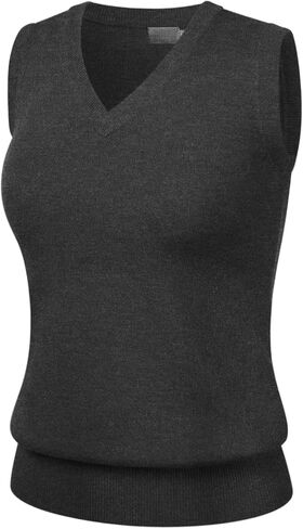 سترة نسائية كلاسيكية مريحة من COMFY WORLD من أعلى إلى طبقة فوق نسيج ناعم ورقبة على شكل حرف V خفيفة الوزن ومقاس نحيف (S-XL) in Kuwait