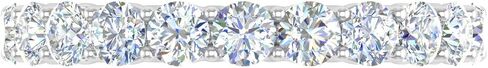 FINEROCK Valentines Day Gift for her 2.2 Carat Prong Set Diamond Eternity ring in 10K Solid Gold in Saudi Arabia