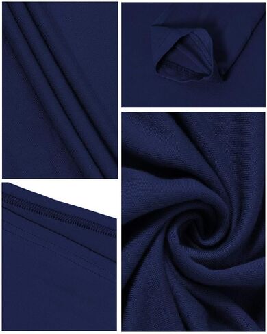 BISHUIGE Womens XL-6XL Long Sleeve Casual Plus Size Maxi Dresses with Pockets in Kuwait