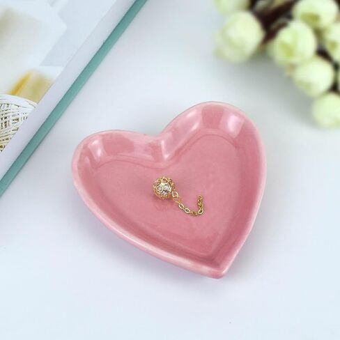 صينية مجوهرات من Lelucermaire، حامل حلقي من السيراميك، طبق حلية مزخرف، هدايا لصديق للنساء (القمر الأسود) in Kuwait