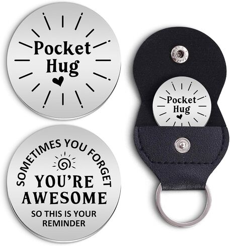 PZJIEAN Pocket Hug Token Long Distance Relationship Keepsake Friendship Gifts in Saudi Arabia