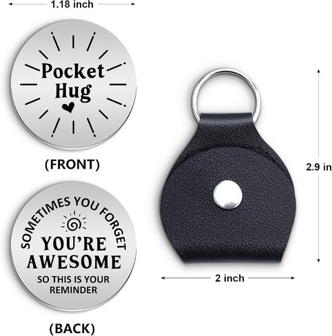 PZJIEAN Pocket Hug Token Long Distance Relationship Keepsake Friendship Gifts in Saudi Arabia