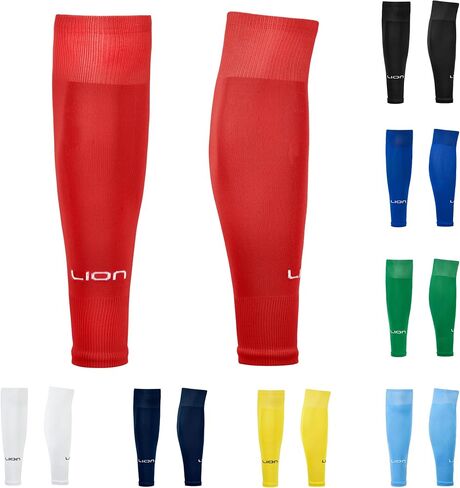 Youth Soccer Sock Sleeves to Accompany Grip Socks - Fits Over Shin Guards - Multiple Colors to Match Your Team Uniform in Kuwait