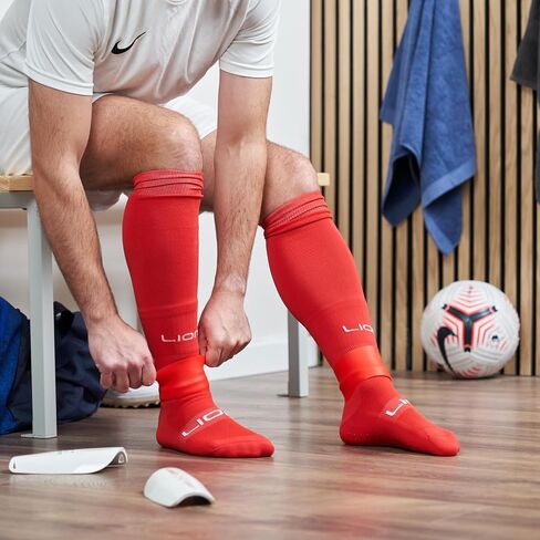 Youth Soccer Sock Sleeves to Accompany Grip Socks - Fits Over Shin Guards - Multiple Colors to Match Your Team Uniform in Kuwait