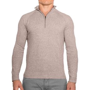 CC Perfect Slim Fit 1/4 Quarter Zip Pullover Men | Durable Wash Friendly Mens Sweater | Soft Fitted Sweaters for Men in Kuwait