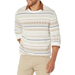 Nautica Men's Fair Isle Crewneck Sweater