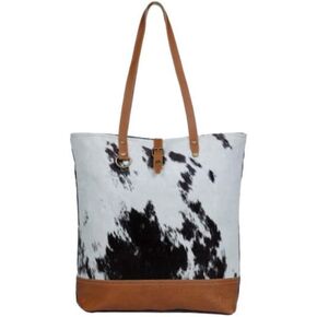 Myra Bag Rock-Strewn Canvas & Hairon Bag S-3331 in Kuwait
