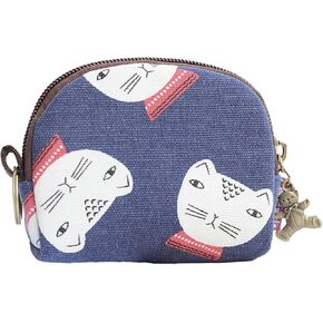 Coin Purse Pouch for Women Change Purse Portable Coin Wallet Mini Change Holder With Zipper (Light Grey) in Kuwait