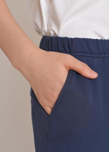 Weintee Women's Petite Cotton Pants with Pockets in Saudi Arabia