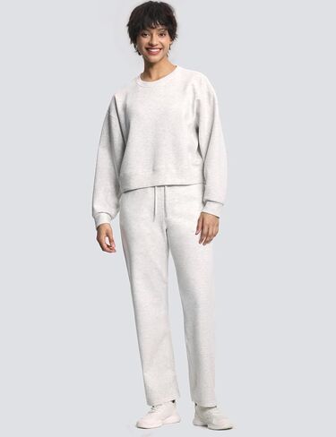 THE GYM PEOPLE Women's Straight Leg Sweatpants Elastic Waist Athletic Lounge Pants with Pockets Drawstring in Saudi Arabia