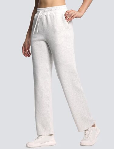 THE GYM PEOPLE Women's Straight Leg Sweatpants Elastic Waist Athletic Lounge Pants with Pockets Drawstring in Saudi Arabia