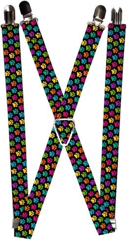 Buckle-Down unisex adults Buckle-down - Paws Suspenders, Paws, One Size US in Saudi Arabia