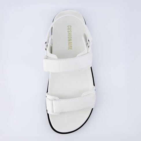 CUSHIONAIRE Women's Extra footbed sandal with +Comfort, Wide Widths Available in Saudi Arabia