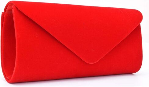 U-Story Women's Evening Wedding Party Velvet Envelope Clutch Bag Tote Purse Handbag in Saudi Arabia
