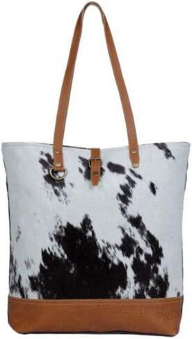 Myra Bag Rock-Strewn Canvas & Hairon Bag S-3331 in Kuwait