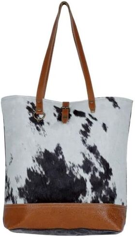 Myra Bag Rock-Strewn Canvas & Hairon Bag S-3331 in Kuwait