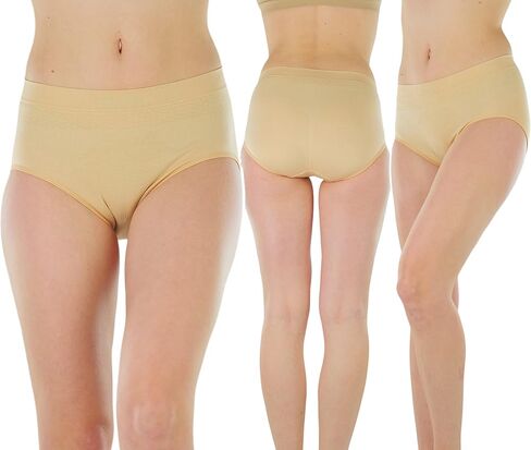 ToBeInStyle Girls’ Pack of 6 Adorable Microfiber Stretch Classic Bikini Panty Underwear in Saudi Arabia
