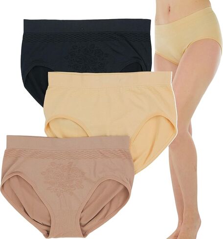 ToBeInStyle Girls’ Pack of 6 Adorable Microfiber Stretch Classic Bikini Panty Underwear in Saudi Arabia