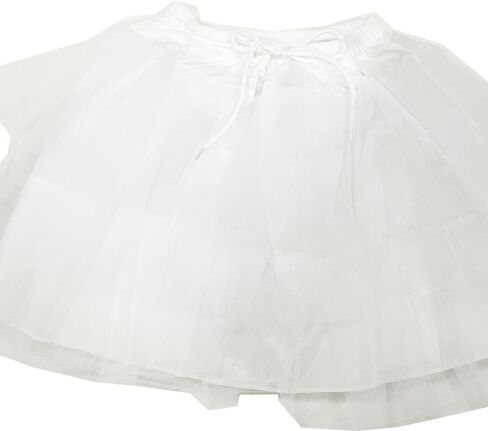 ZUYPSK Little Big Girls 3 Layers Hoopless Petticoat Slip Crinoline Underskirt Mesh Tutu Flower Girl Dance Skirt in Saudi Arabia