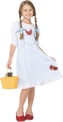 INTIMO girls The Wizard of Oz Dorothy Costume Pajama Gown With Fleece Lined Ruby Slippers in Saudi Arabia