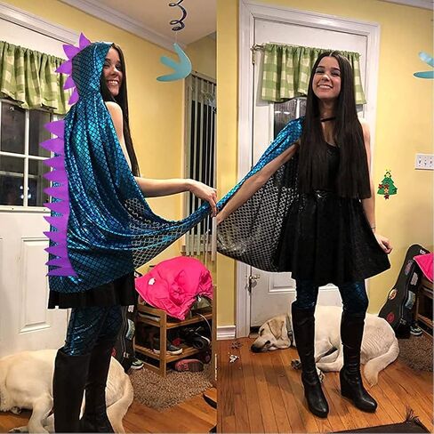 زي ديناصور الهالوين من IAXSEE للأطفال زي تنين زي الديناصور فستان كيب كوسبلاي من 3 إلى 12 سنة للأولاد والبنات in Kuwait