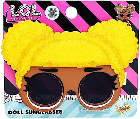نظارات شمسية من Sun-Staches LOL Surprise، إكسسوار أزياء، مقاس واحد يناسب معظم الأطفال in Saudi Arabia
