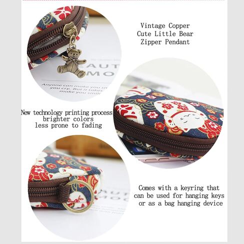 Coin Purse Pouch for Women Change Purse Portable Coin Wallet Mini Change Holder With Zipper (Light Grey) in Kuwait