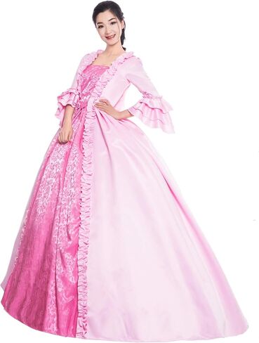 CountryWomen العصور الوسطى عصر النهضة الملكة Arwen عيد الميلاد فستان العطلة الكرة ثوب المسرحية تأثيري الملابس in Saudi Arabia