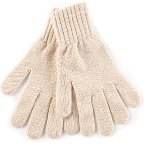 Embouro 100% Cashmere Gloves for Women, Jersey Knit Ultra Soft Women's Pure Cashmere Gloves for Winter in Kuwait