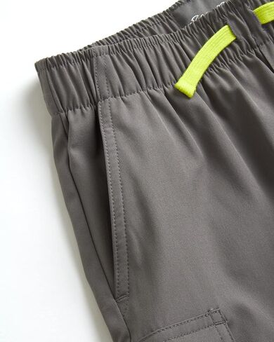 Eddie Bauer Boys' Shorts - Stretch Fit Pull On Cargo Tech Shorts for Boys (4-20) in Saudi Arabia