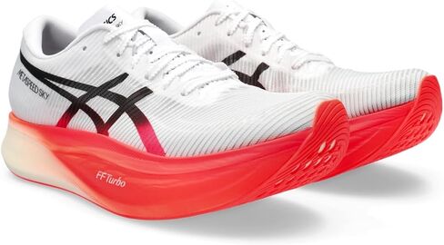 ASICS Unisex METASPEED Sky+ Running Shoe, 7, White/Black in Saudi Arabia