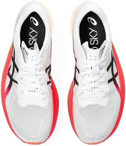 ASICS Unisex METASPEED Sky+ Running Shoe, 7, White/Black in Saudi Arabia