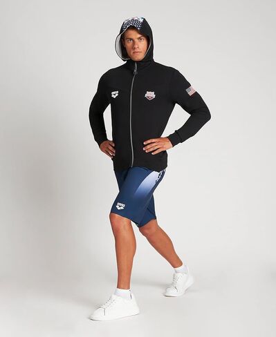 Arena Women's 2020 Hooded Full Zip Unisex Active Workout Jacket in Saudi Arabia