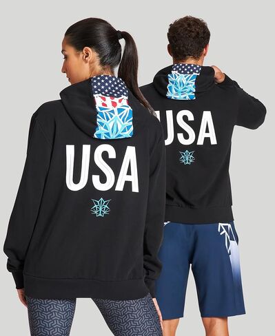 Arena Women's 2020 Hooded Full Zip Unisex Active Workout Jacket in Saudi Arabia