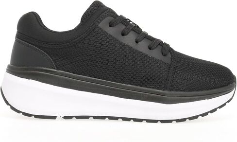 Propet Womens Ultima X Walking Sneakers Shoes - Black in Saudi Arabia