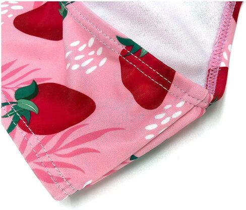 SHEKINI Girls' Bikini Sets U Neck Floral Printing Bow-Knot Two Piece Bathing Swimsuits for Girls 6-12 Years. in Saudi Arabia