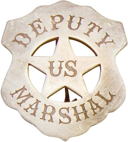 US Deputy Marshal Old West Replica Metal Costume Prop in Saudi Arabia