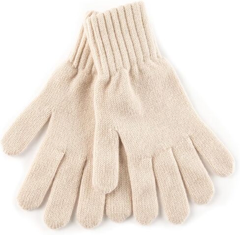 Embouro 100% Cashmere Gloves for Women, Jersey Knit Ultra Soft Women's Pure Cashmere Gloves for Winter in Kuwait
