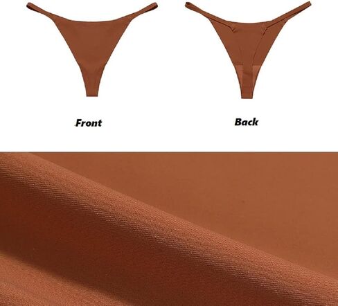 Jeserom 6 Pack G-String Thongs for Women Low Rise Seamless No Show Thong T Back Underwear in Saudi Arabia