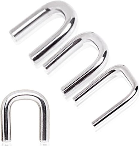 مثبت حاجز حاجز 14 غرام 5/16 انش 8 ملم 316L من الستيل الجراحي على شكل دبابيس مجوهرات, ان ايه in Kuwait