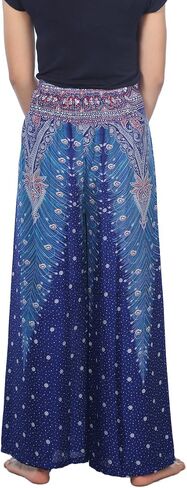 بنطلون نسائي واسع الساق من Lannaclothesdesign، مقاسات Palazzo S، M، L، XL in Kuwait
