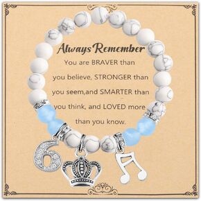 MYOSPARK Six The Musical Gift Broadway Musical Queen Bracelet Six The Musical Theatre Keychain Gift Musical Theater Fans Gift