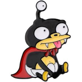 برنامج تلفزيوني كوميدي من Futurama Lord Nibbler Leela مقاس 1.3 سم شارة دبوس من المينا in Saudi Arabia