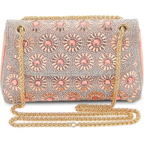 حقائب يد مسائية أنيقة من حجر الراين من HILELIFE، حقائب مسائية بمحفظة من حجر الراين لحفلات الزفاف والحفلات والمناسبات الخاصة in Kuwait